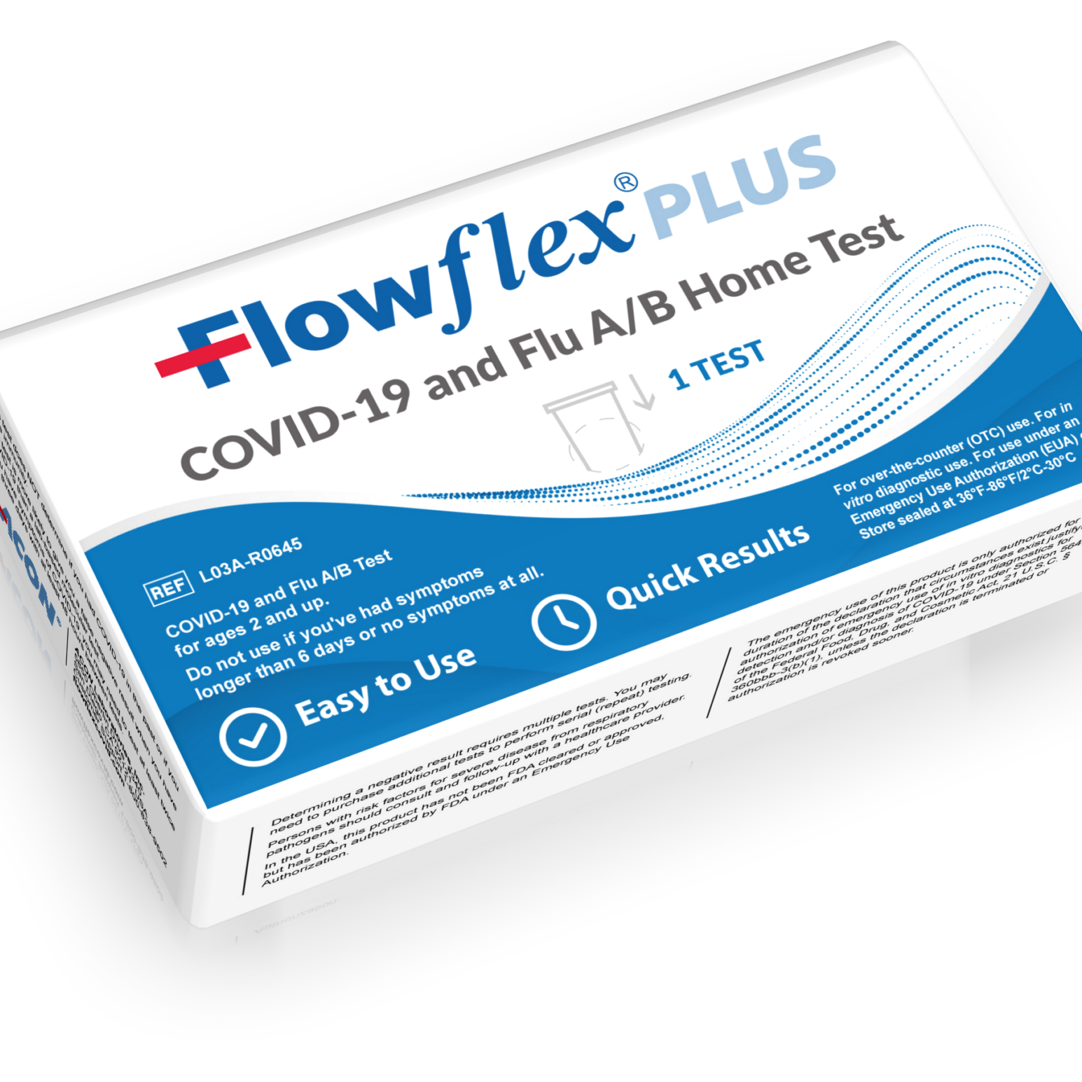 Flowflex® PLUS COVID-19 and Flu A/B Home