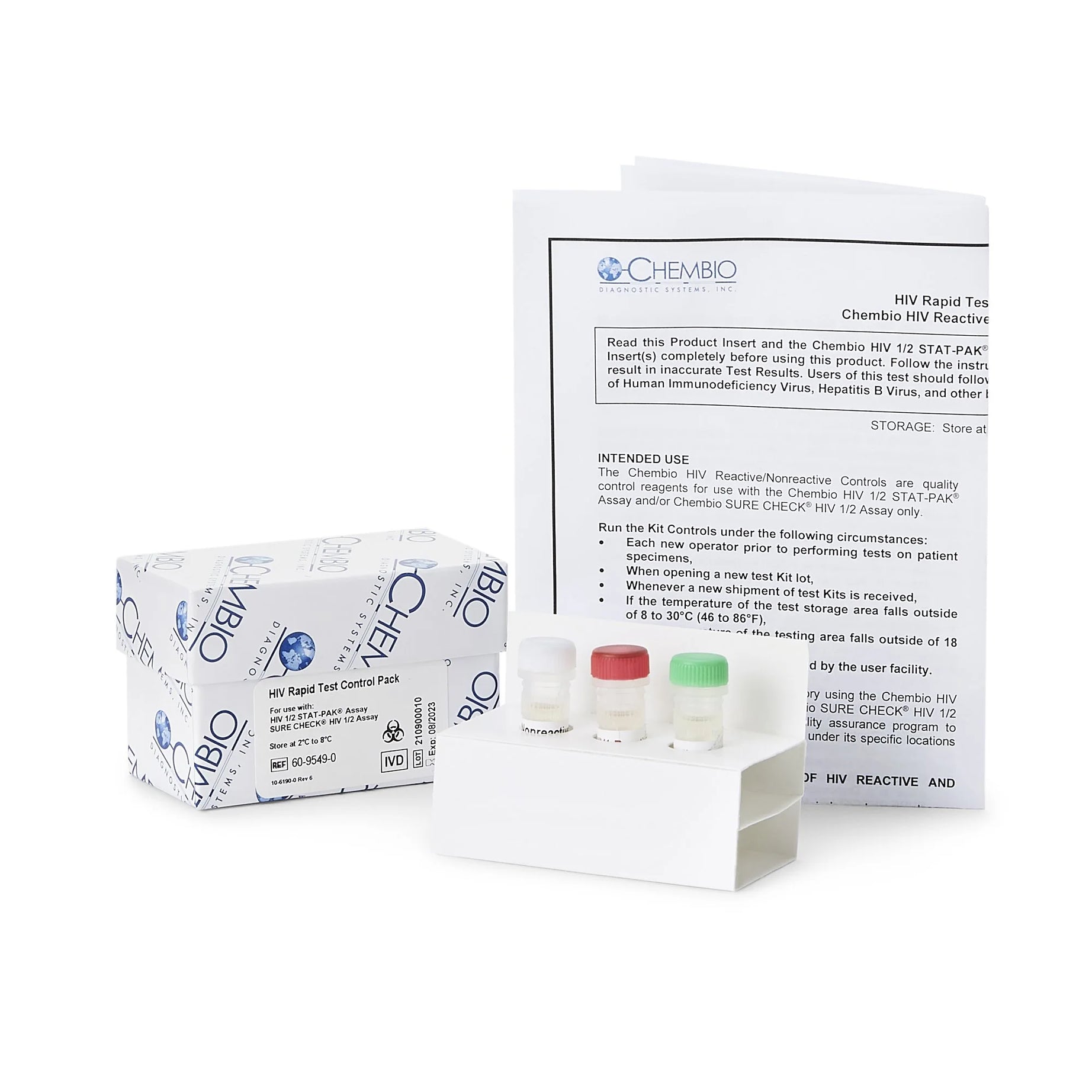 Chembio HIV Rapid Test Control Pack (for SURE CHECK and STAT-PACK)