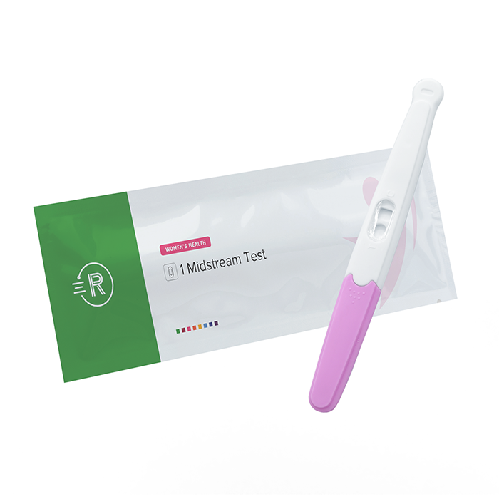 Rapid Response™ hCG Pregnancy Midstream Test Cassette