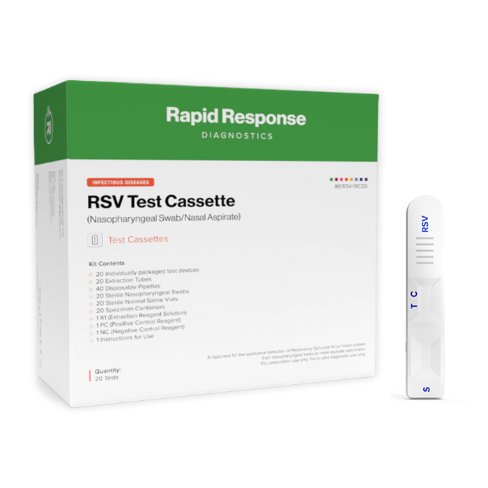 Rapid Response - RSV Test Cassette (CLIA Waived)