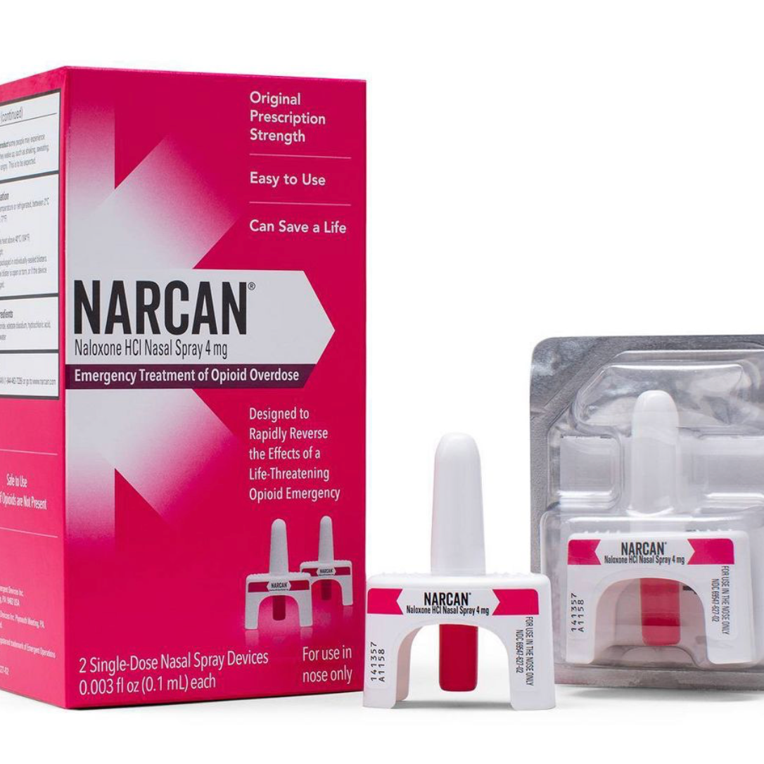 NARCAN (Naloxone) Nasal Spray 4mg Single Dose Opioid Overdose Emergency Treatment - 2ct